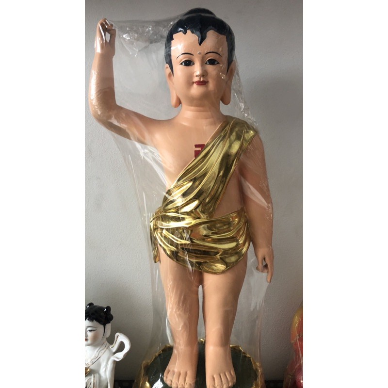 tượng Phật đản sanh - tượng thích ca đản sanh 80cm
