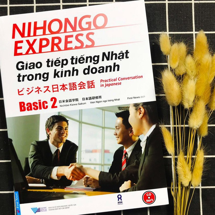 Sách - Combo Giáo trình giao tiếp tiếng Nhật trong kinh doanh Nihongo Express Bijinesu Nihongo Kaiwa Tặng Kèm Sổ Tay