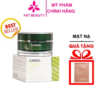 Kem Tan Mỡ Slimming Day Collagen Hũ 200gr, Kem Lạnh Tan Mỡ Bụng Mit Beauty Giúp Tan Mỡ Bụng Thon Gọn Lại Eo