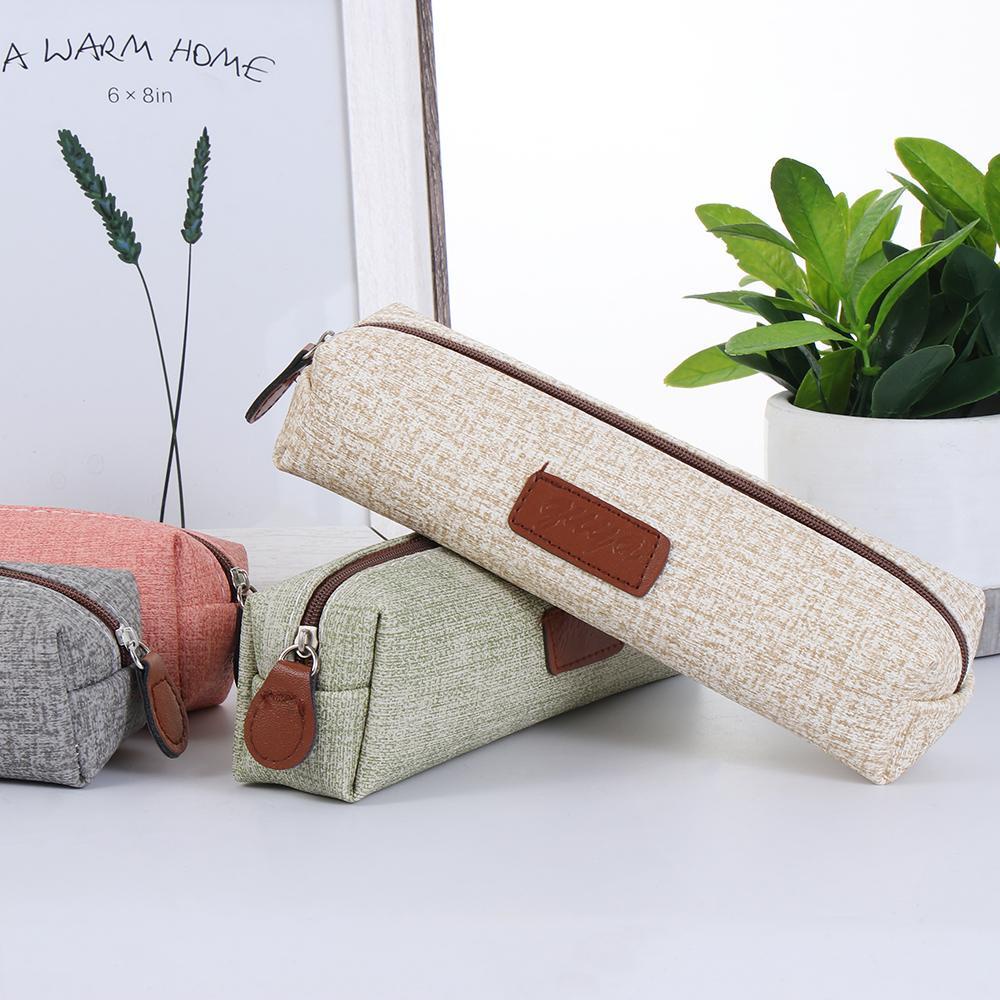 PISTA Bóp Viết Da PU In Hình Dễ Thương