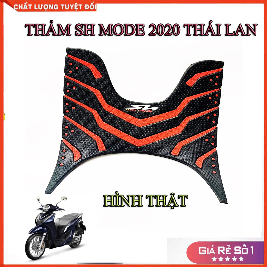 THẢM CAO SU SH MODE 2020 THÁI LAN ( MÀU ĐỎ)