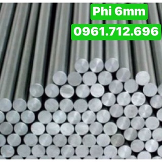 Thanh nhôm tròn đặc a6061 -phi 6mm