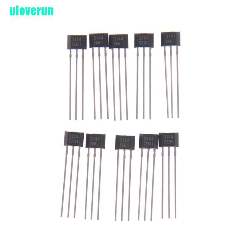 Set 10 Linh Kiện Cảm Biến Từ Tính AH3144E OH3144 3144 Hall Chuyên Dụng