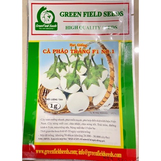 Hạt giống cà pháo trắng 1g