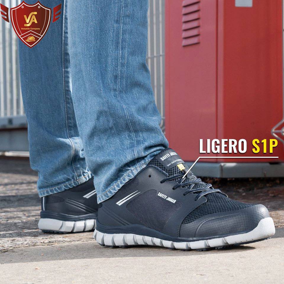 Giày Bảo Hộ Siêu Nhẹ Jogger LIGERO S1P - Xanh Navy