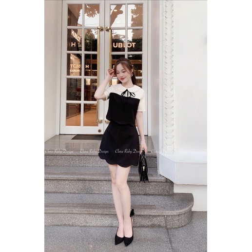 Sét áo váy Luci  - HÀNH CHÍNH HÃNG - CLARA RUBY