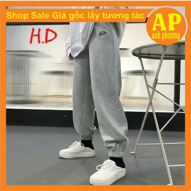 [Mã 11FASHIONSALE1 giảm 10K đơn 50K] Quần spun jogger form thụng nam nữ | BigBuy360 - bigbuy360.vn