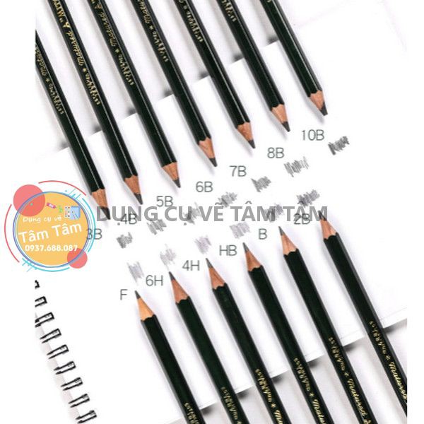[ TÂM TÂM ] Bút chì Phác thảo Uni Mitsu Bishi 9800