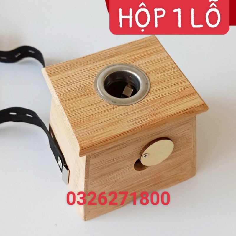 Hộp hơ cứu ngải-hộp trúc hơ ngải 1 lỗ 2 lỗ 3 lỗ 4 lỗ 6 lỗ dùng với nhang ngải