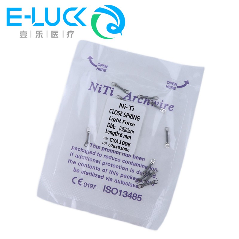 Set 10 dây lò xo khóa Niti dùng cho chỉnh nha chuyên dụng chất lượng cao