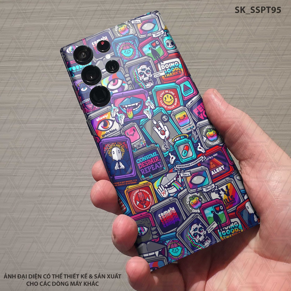 Miếng Dán Skin Pattern Độc Lạ Cho Máy Samsung Note 20 Ultra |SK_SSPT95| Film Nhập Khẩu Chính Hãng, Dán Full Lưng Viền