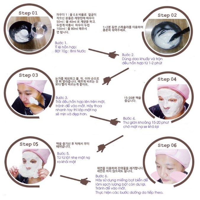 Gói 1kg Mặt nạ thạch dẻo bạc hà Spa Hàn Quốc - Aqua Cool Montblie Modeling Mask