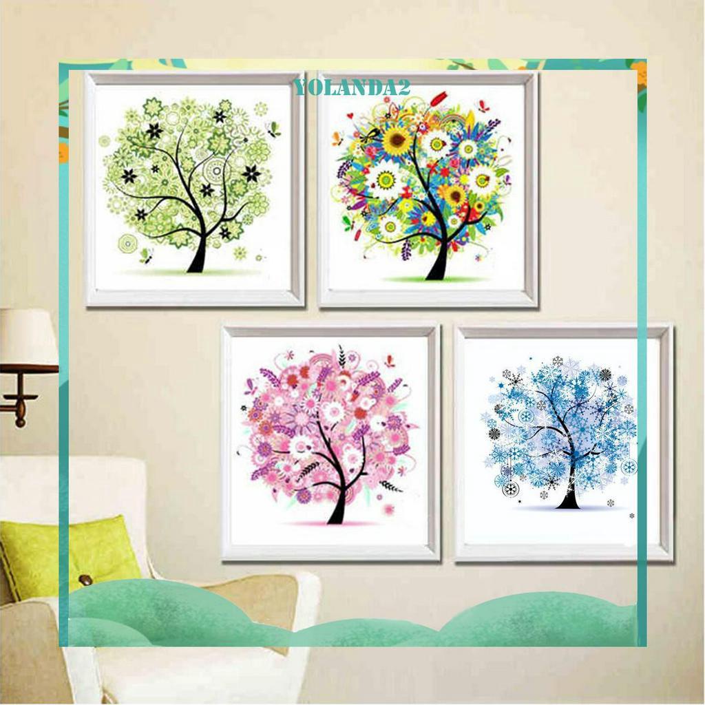Tranh Cây Bốn Mùa 5d