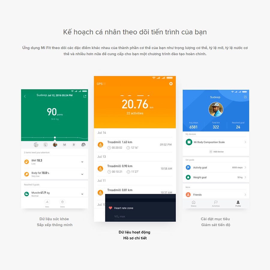 Cân Điện Tử Thông Minh Xiaomi Mi Body Composition Scale 2 Bản Quốc Tế Chính Hãng