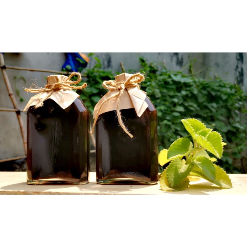 Siro thảo mộc Húng chanh Nhung Mộc Handmade