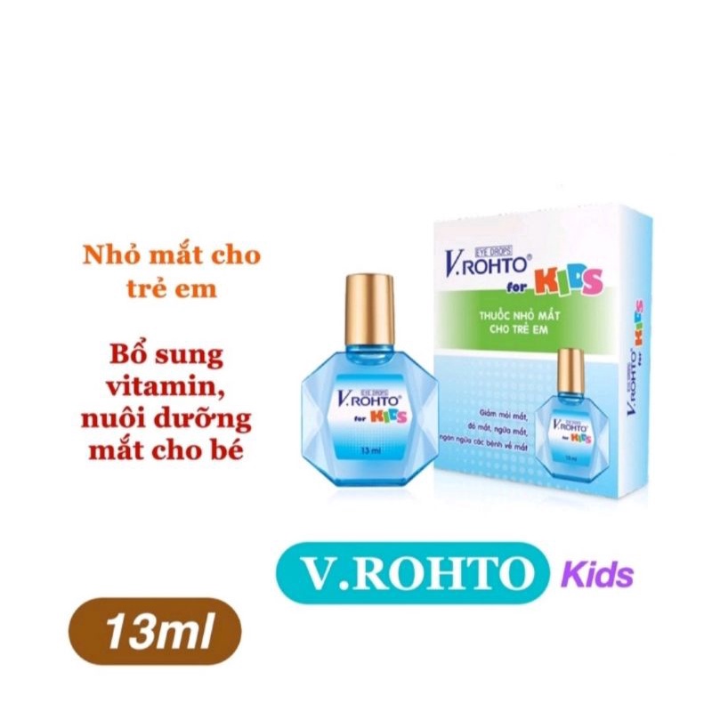 Nước nhỏ mắt V ROHTO ⚡ 7 loại ⚡ Chai 13ml Giúp dưỡng mắt hiệu quả