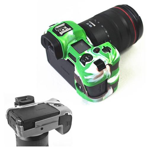 Vỏ bảo vệ bằng cao su silicone bảo vệ thân máy ảnh Canon EOS R Camera EOSR