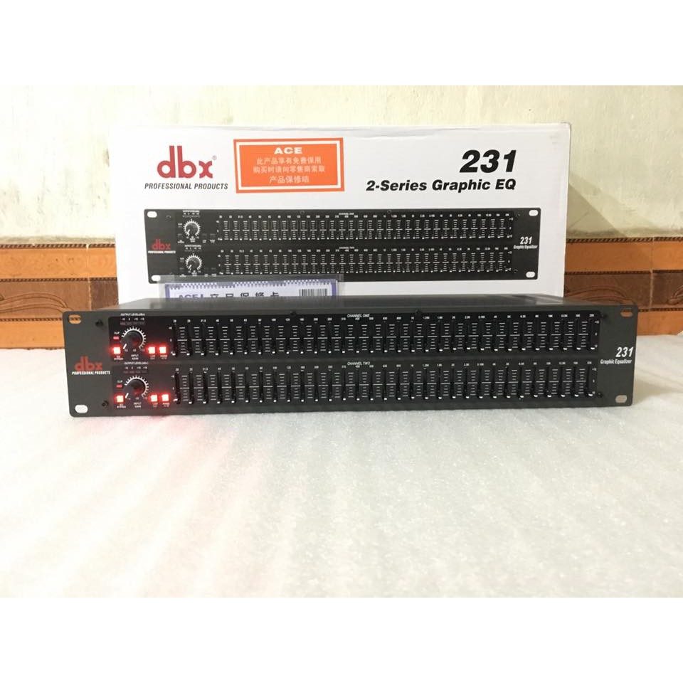 lọc xì equalizer dbx 231 - lọc âm karaoke + TẶNG DÂY CANON CAO CẤP