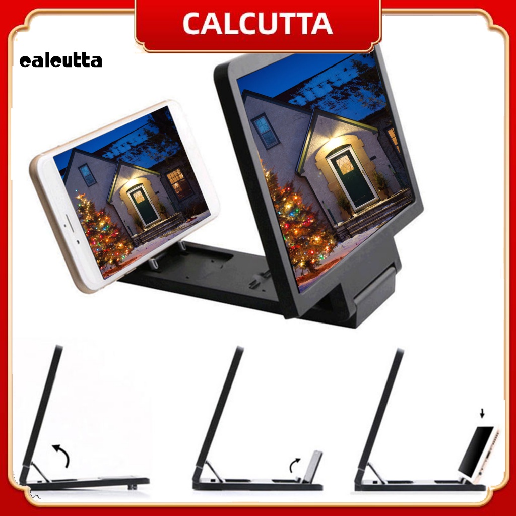 Giá Đỡ Khuếch Đại Màn Hình Điện Thoại 3D Có Thể Gập Lại Siêu Trong Suốt