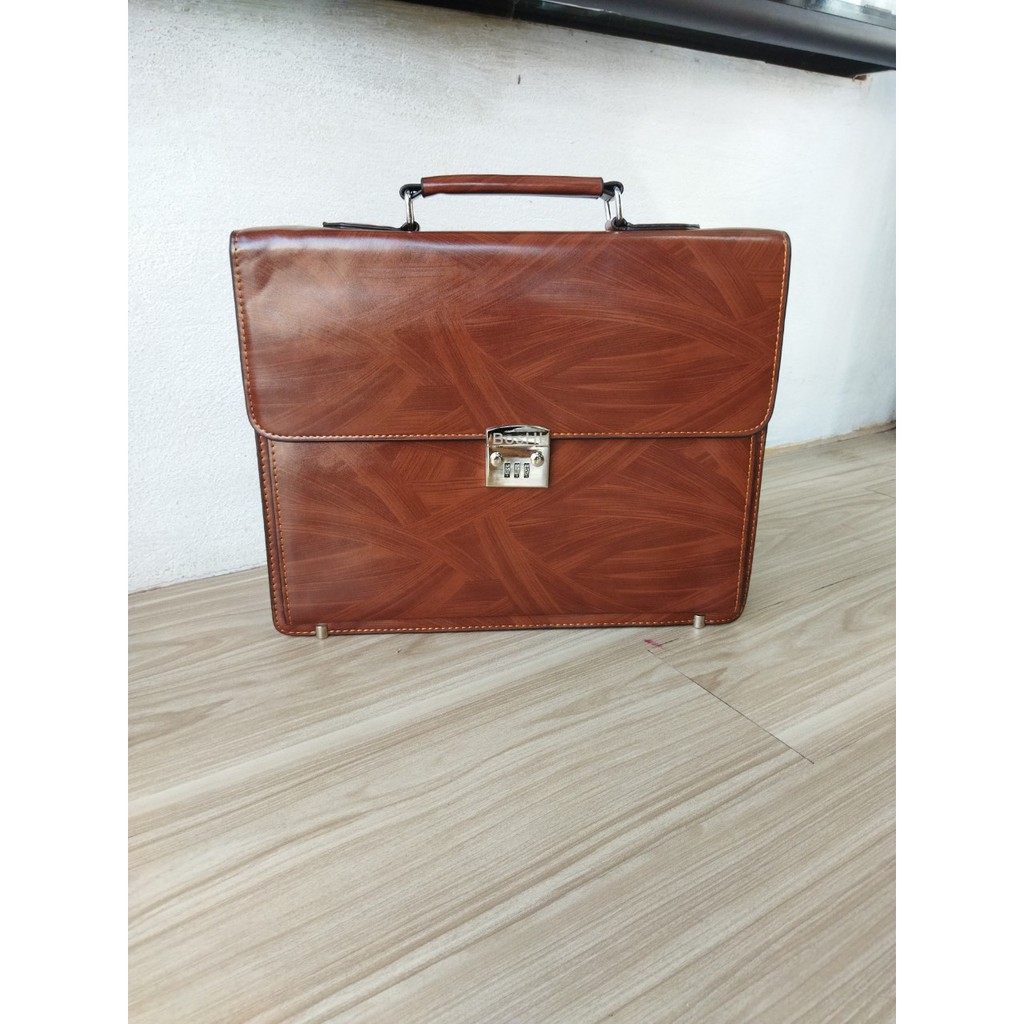 FREE SHIP KHẮC TÊN - Cặp công sở cao cấp khóa số khắc tên miễn phí