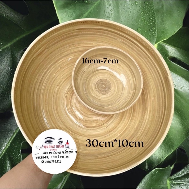 CHẬU NGÂM TAY CHÂN 100% TRE