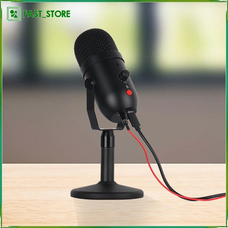 USB Microphone for Computers, Condenser PC Microphone for & Windows, Professional Plug & Play Studio Microphone for Games, Podcasts, Streaming