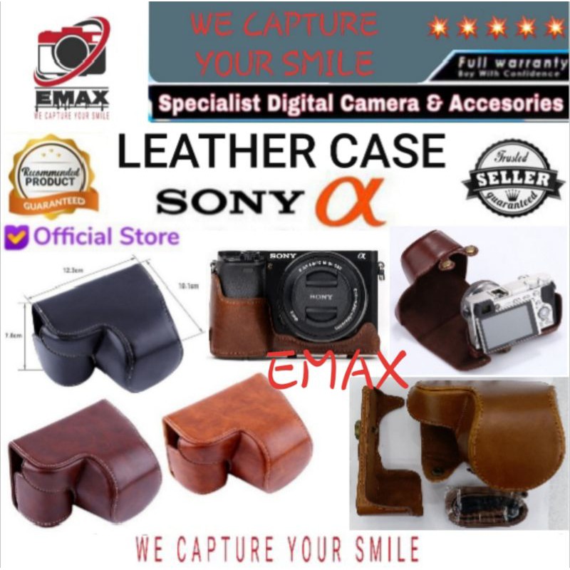 Túi Da Đựng Máy Ảnh Sony A6000 A6300 A6500 Nex6 Sony A5000 A5100