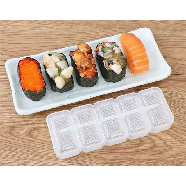 Dụng cụ ép cơm làm sushi đơn giản tiện lợi