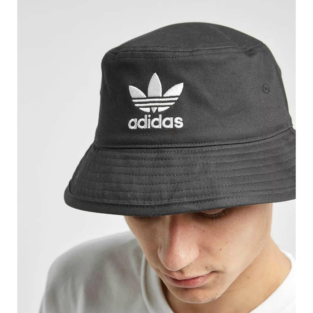 ♥️♥️[Chuẩn Auth] Mũ Nón Bucket Màu Đen Logo Thêu Nổi - Chất Lượng Chính Hãng, Giá Rẻ - Adicolor Bucket Hat Black