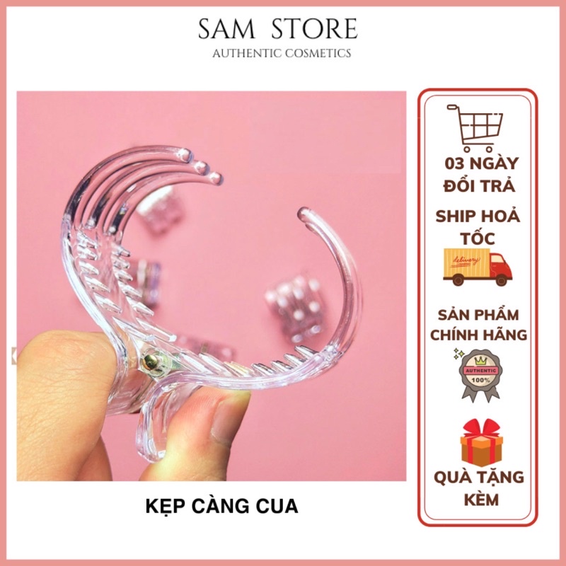 Kẹp tóc càng cua 3 răng 5 răng tạo xoăn nhẹ phong cách Hàn Quốc