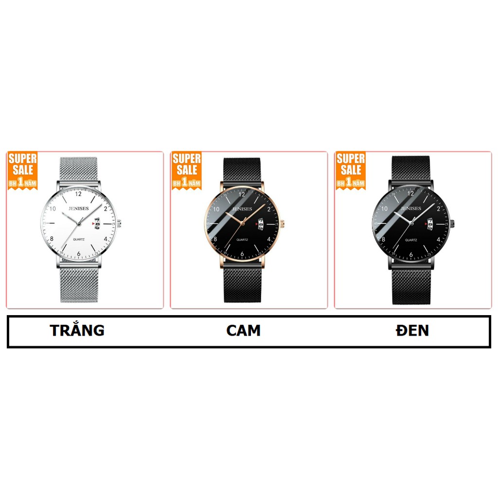 ĐỒNG HỒ NAM JENISES CHÍNH HÃNG THIẾT KẾ DOANH NHÂN, TẶNG KÈM  HỘP,  THẺ BẢO HÀNH 1 NĂM PASSQ | BigBuy360 - bigbuy360.vn