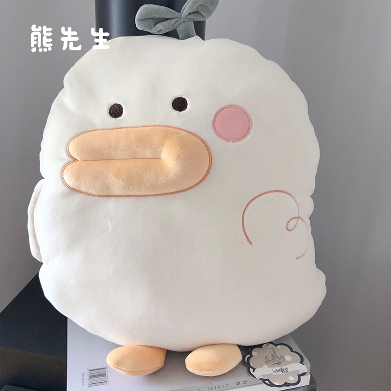 *Ins Hot!* Bee White Duck Soft Stuffed Plush Toys Pillows Animal Plush Toy Cartoon Pillow Cushion For Kids Gift