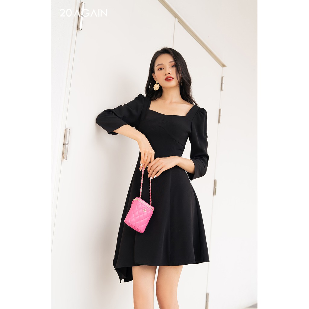 Đầm vải dài tay tà lệch DEA0944 20again | BigBuy360 - bigbuy360.vn