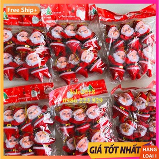 Sét 6 ông già noel trang trí cây thông