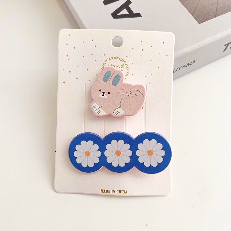 Hoạt Hình Kẹp Tóc Hình Động Vật Dễ Thương Cho Bé Gái