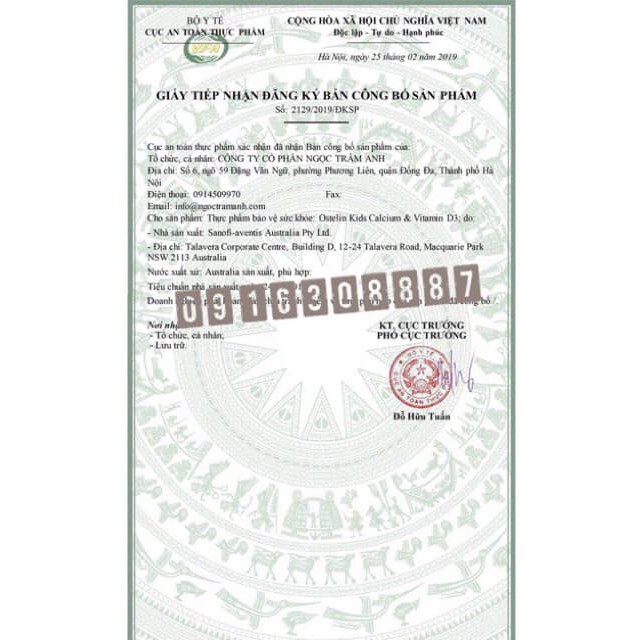 ĐU BILL - Viên Bổ Sung Canxi Và D3 Cho Bé 2-13 Tuổi