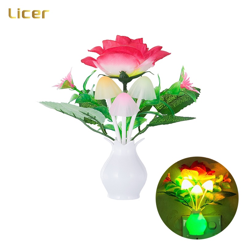 Đèn led rgb LICER bảo vệ mắt tiết kiệm năng lượng điều khiển ánh sáng dành cho phòng ngủ trẻ em hành lang phòng tắm
