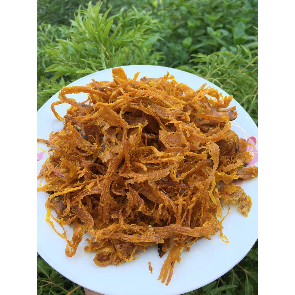 Khô mực xé tẩm vị loại ngon, hủ pet 150g - Đồ ăn vặt Nhà Gấu | BigBuy360 - bigbuy360.vn