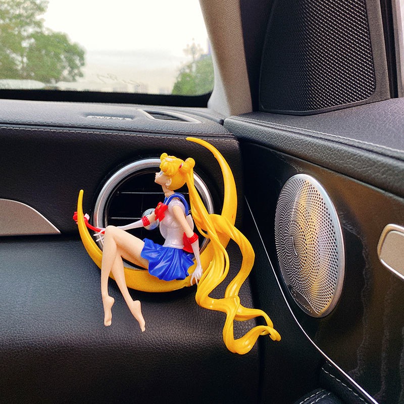 Car Cute Girl Beautiful Cô gái xinh đẹp Điều hòa nhiệt độ Cửa hàng Nước hoa Kẹp cho ô tô Ánh sáng Sáng tạo Hương liệu Nữ