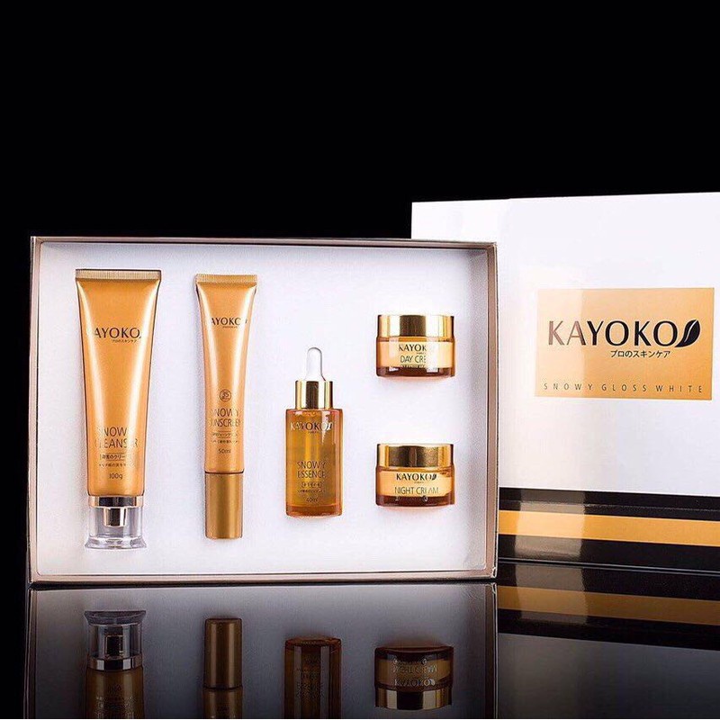 Bộ Mỹ Phẩm Kayoko vàng 5in1 làm mờ nám, tàn nhang