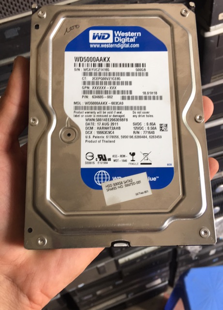 Ổ cứng 500G sata dùng cho máy để bàn các hãng chạy tốt 100%