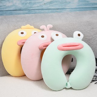 Gối chữ U miệng vịt - vàng