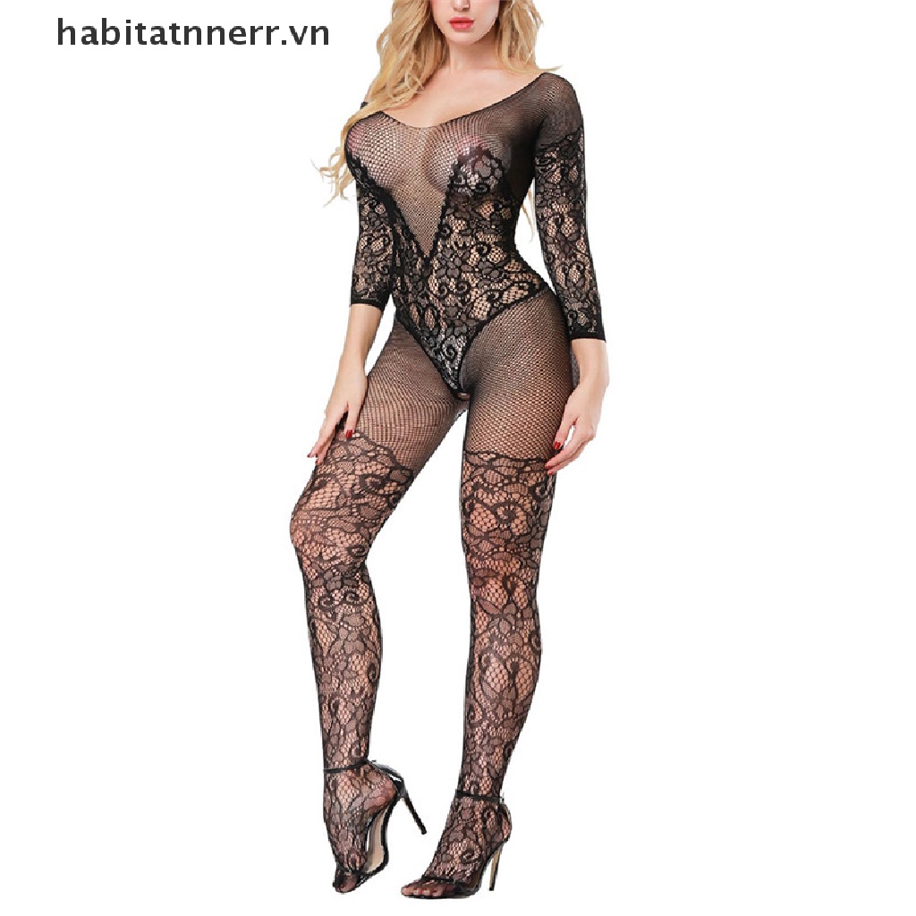 Bộ đồ lót lưới màu đen xuyên thấu gợi cảm cho nữ | BigBuy360 - bigbuy360.vn
