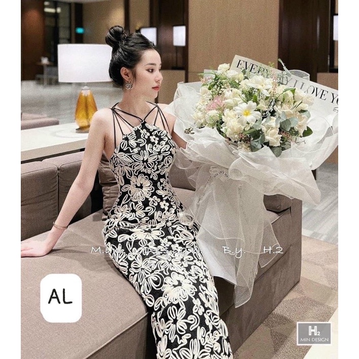 Váy yếm ren body