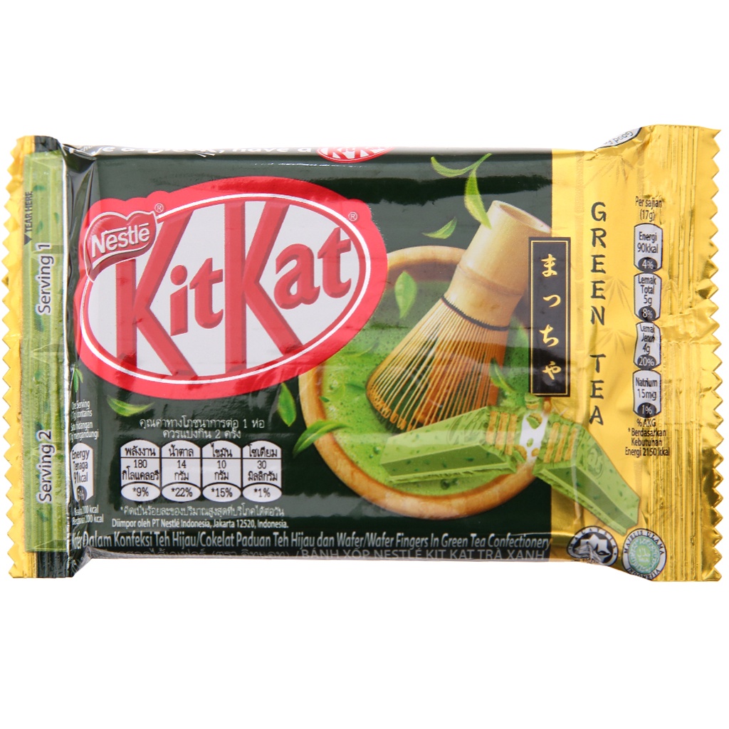 Socola Kitkat trà xanh 4F 35g