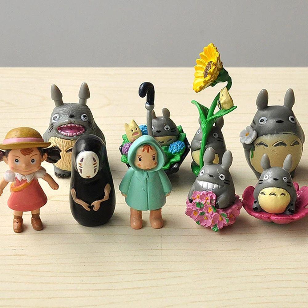 Set 9 Mô Hình Nhân Vật Phim Hoạt Hình Hàng Xóm Tôi Là Totoro 3-5cm