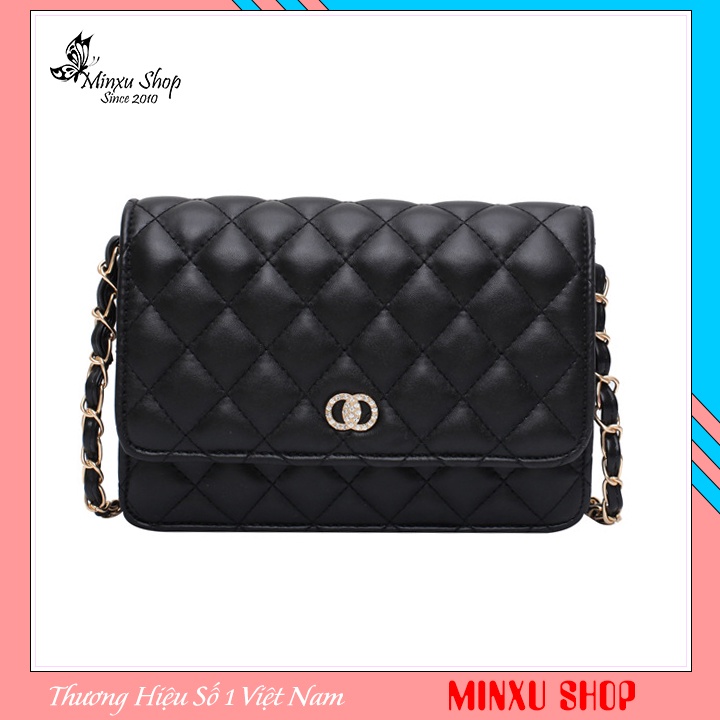 Túi Xách Đeo Chéo Nữ, Túi Đeo Dây Xích Sang Chảnh, Chất Liệu Da PU Cao Cấp Phong Cách Hàn Quốc TD21