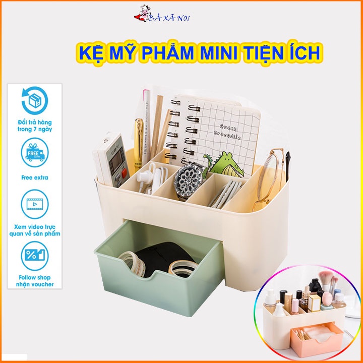 Kệ Đựng Mỹ Phẩm Mini Tiện Dụng Bằng Nhựa
