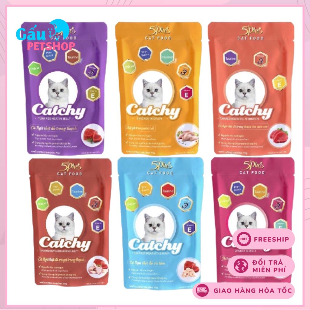 Pate Mèo 5Plus Catchy Gói 70g