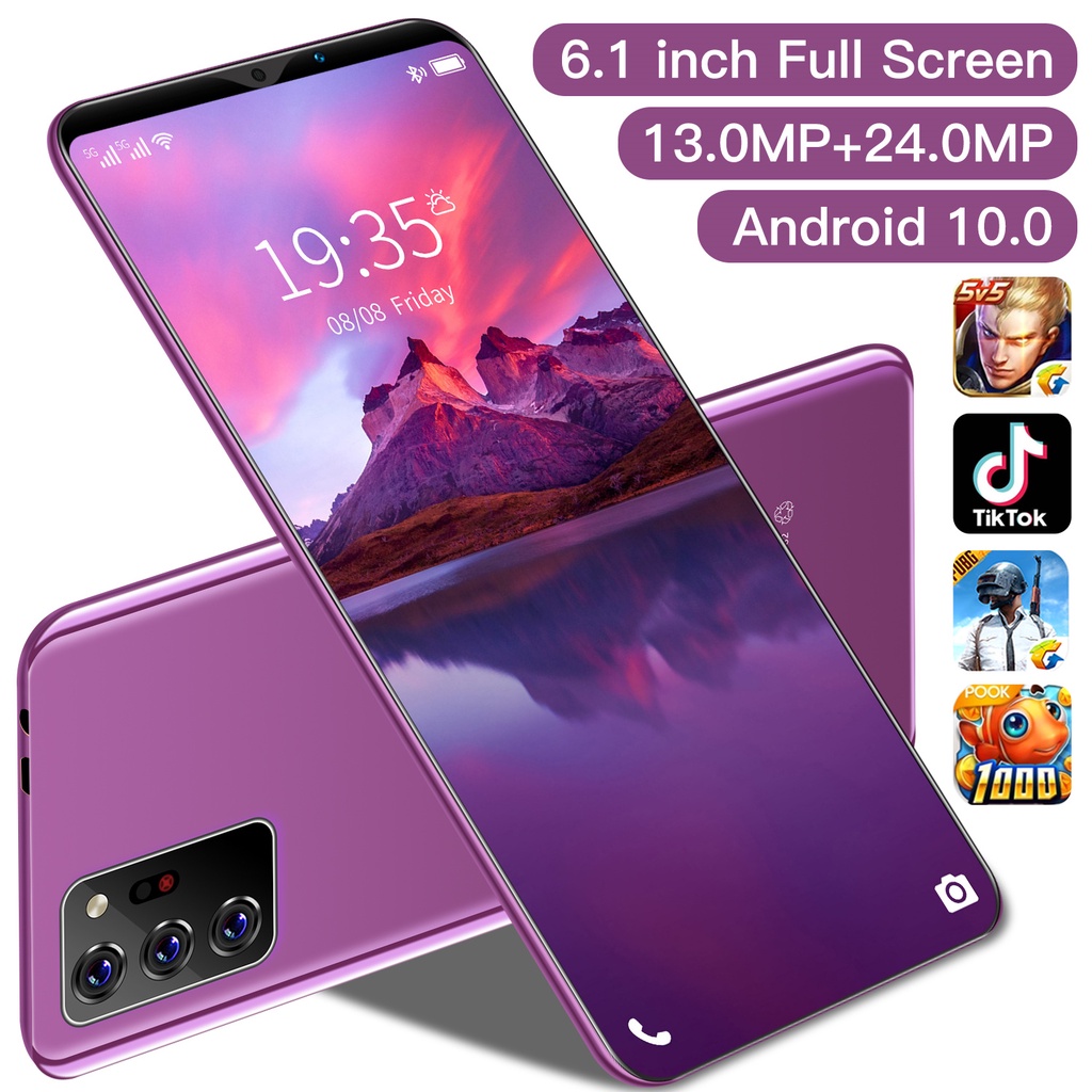 Điện thoại di động mới Note30 Plus  chơi game màn hình lớn 5G camera HD phiên bản 2022 hỗ trợ COD